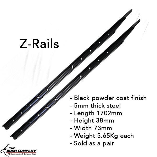 Z-Rails - pair and specifications